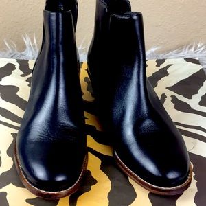 Cole Haan black leather Abbet slip on bootie 8.5